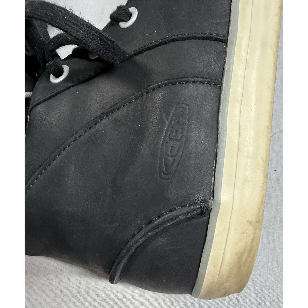 Keen‎ Timmons Chukka Boots Men 8 Black Nubuck Leather Lace Up Casual Shoes